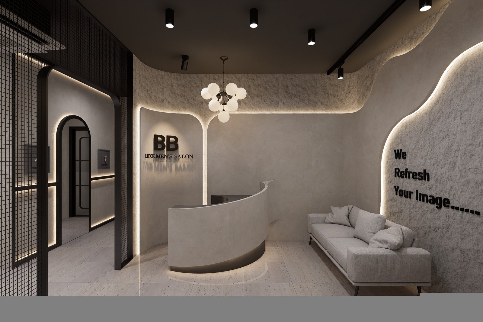 Professional grooming service at BB Luxe Men's Salon Dhaka